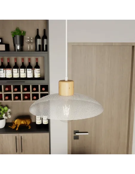 Lampa wisząca KOBE 1 WHITE EMIBIG