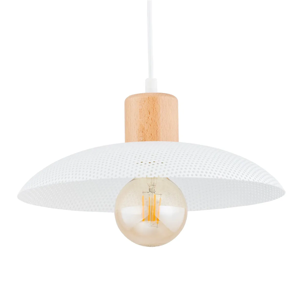 Lampa wisząca KOBE 1 WHITE EMIBIG