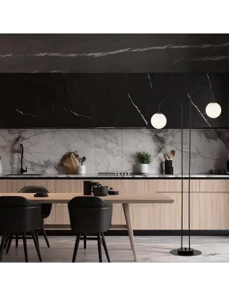 Lampa podłogowa ARCHI LP2 BL OPAL EMIBIG