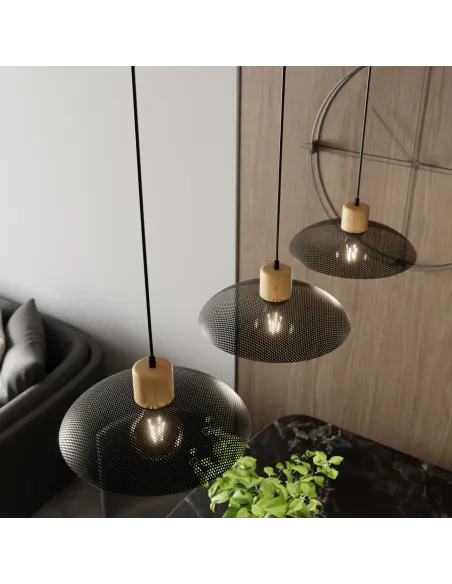 Lampa wisząca KOBE 3 BLACK EMIBIG