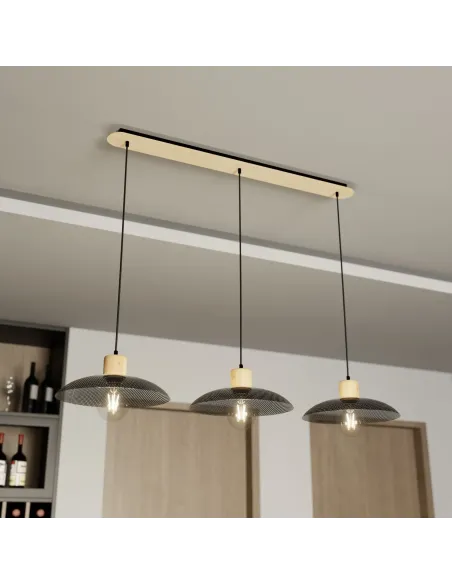 Lampa wisząca KOBE 3 BLACK EMIBIG