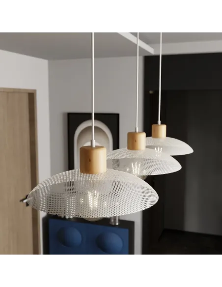 Lampa wisząca KOBE 3 WHITE EMIBIG