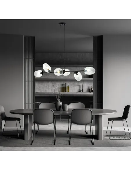 Lampa wisząca PANDORA 6 BL MIODOWY EMIBIG