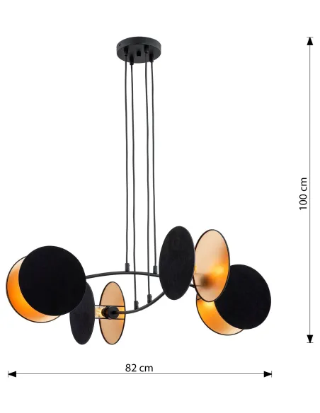 Lampa wisząca MOTIF 4 EMIBIG
