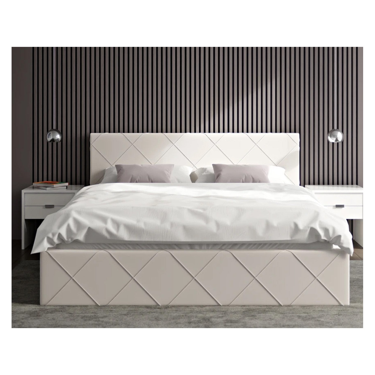 Łóżko tapicerowane CARO FDM podnoszone