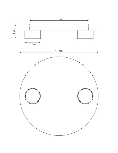 Lampa sufitowa PIXO 2 BL EMIBIG
