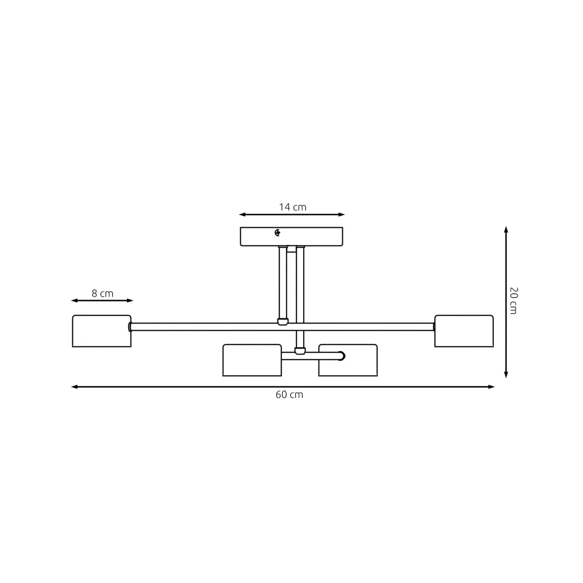 Lampa sufitowa HALO 4 EMIBIG
