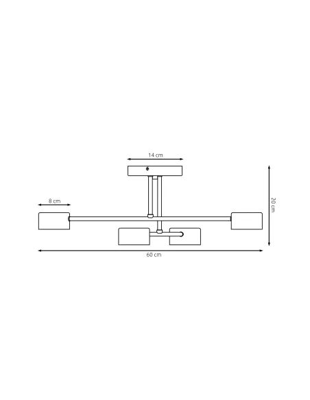 Lampa sufitowa HALO 4 EMIBIG