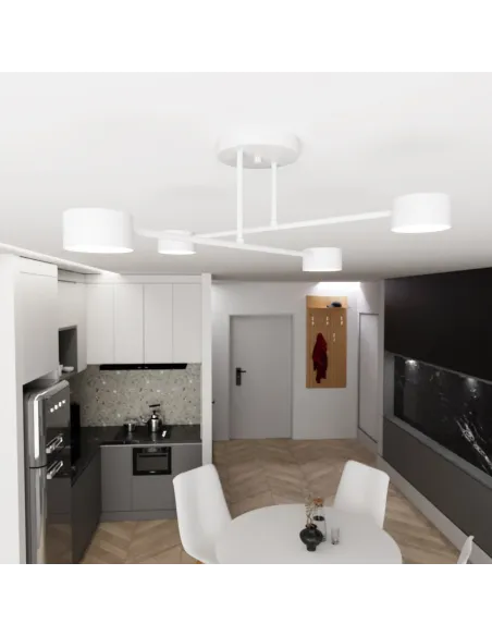 Lampa sufitowa HALO 4 WHITE EMIBIG