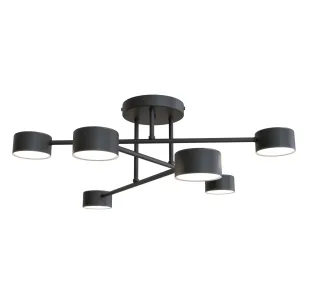 Lampa sufitowa HALO 6 BLACK EMIBIG