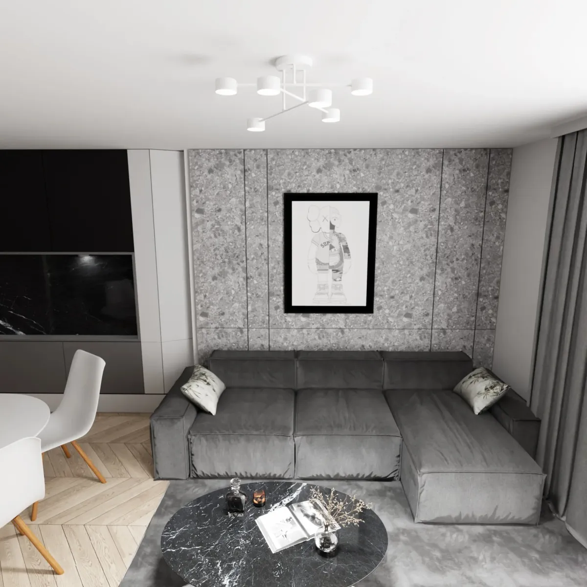 Lampa sufitowa HALO 6 WHITE EMIBIG