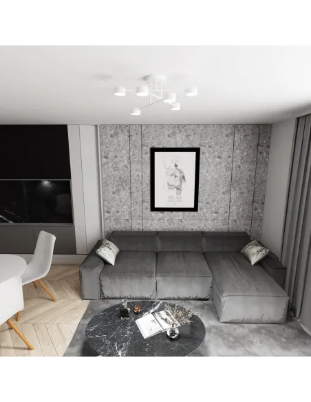 Lampa sufitowa HALO 6 WHITE EMIBIG