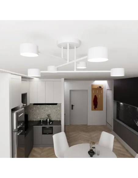 Lampa sufitowa HALO 6 WHITE EMIBIG