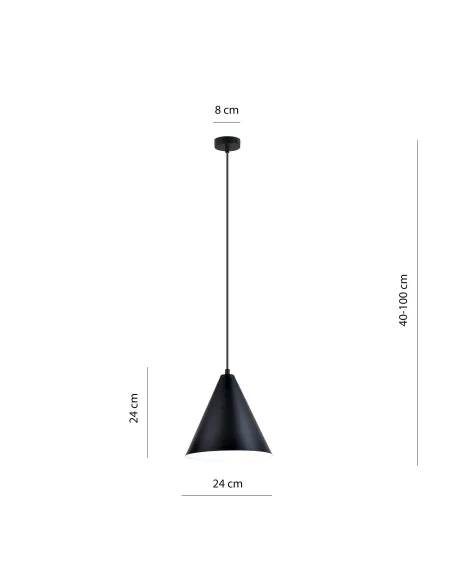 Lampa wisząca REBEL 1 EMIBIG