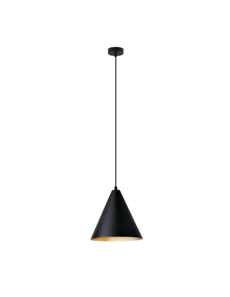 Lampa wisząca REBEL 1 BLACK/GOLD EMIBIG