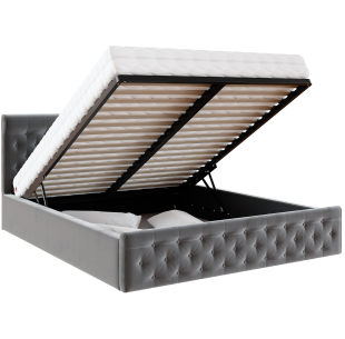 Łóżko tapicerowane CHICAGO FDM podnoszone 2