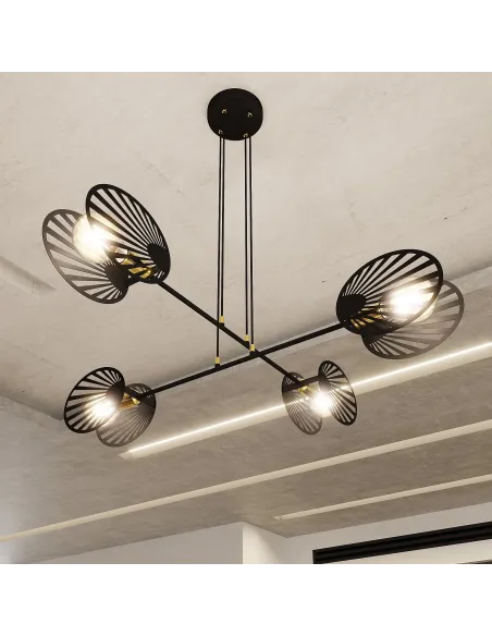 Lampa wisząca PLAYA 4 BLACK EMIBIG