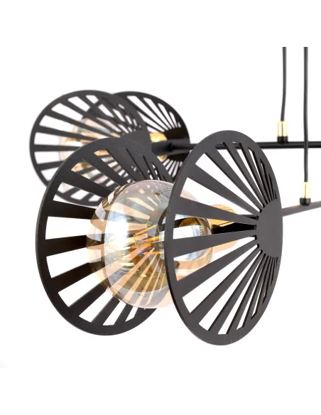 Lampa wisząca PLAYA 4 BLACK EMIBIG