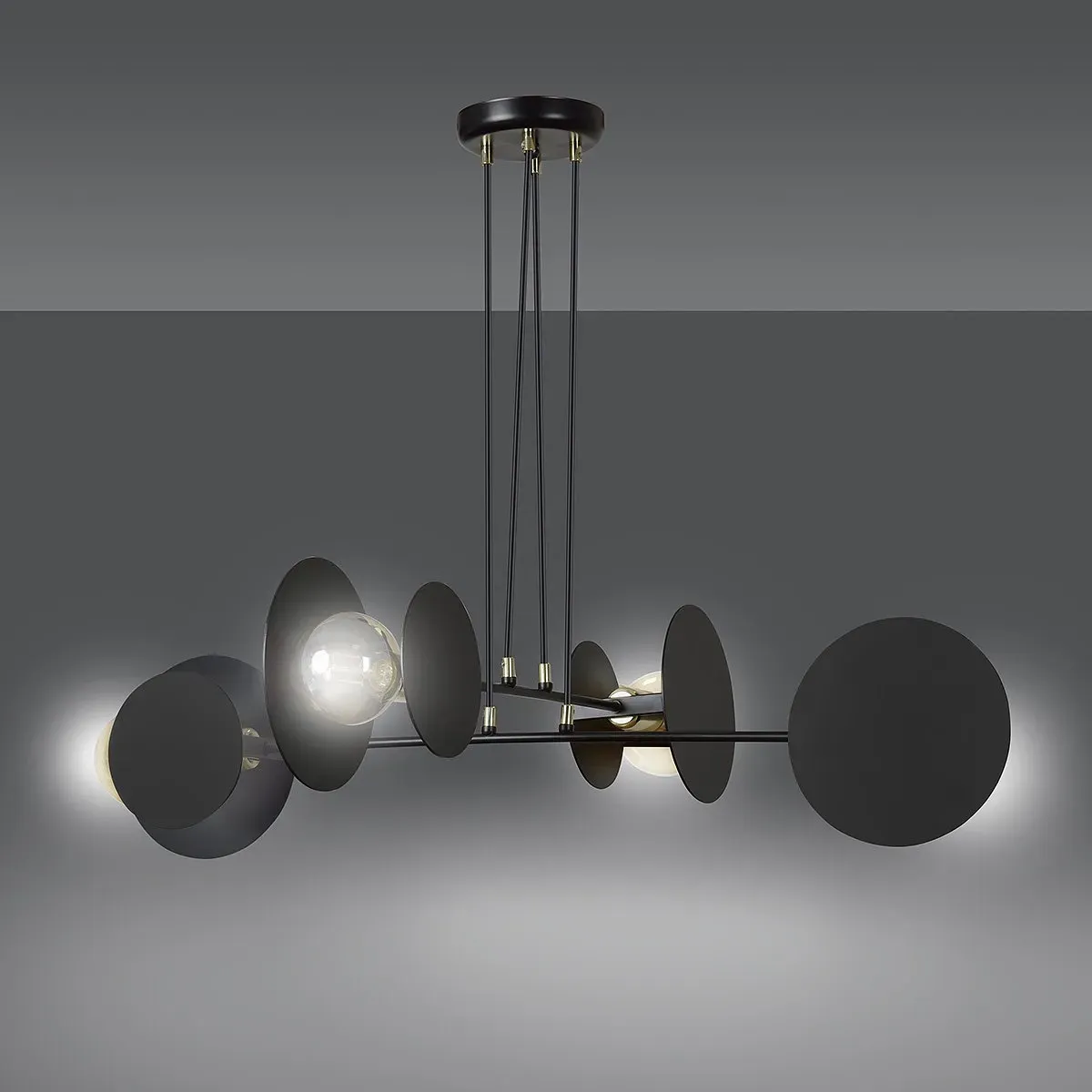Lampa wisząca IDEA 4 BLACK EMIBIG