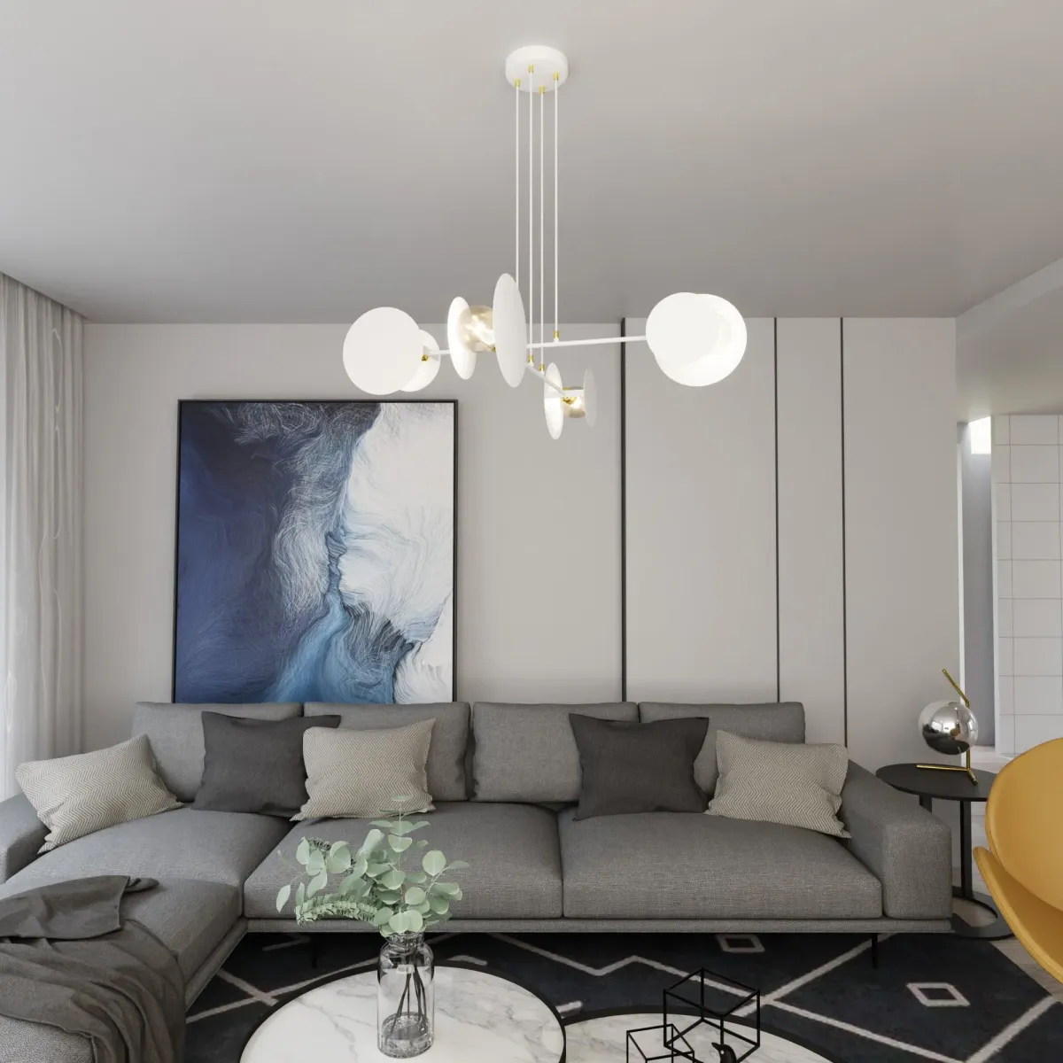 Lampa wisząca IDEA 4 WHITE EMIBIG