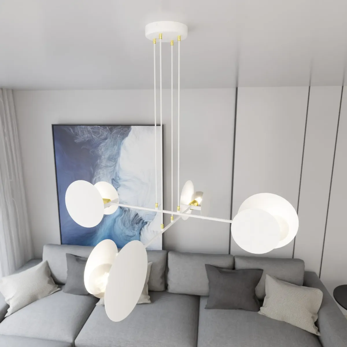Lampa wisząca IDEA 4 WHITE EMIBIG