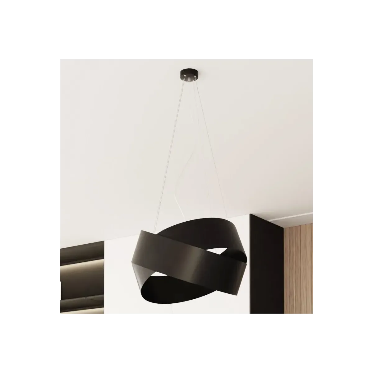 Lampa wisząca VIENO BLACK EMIBIG