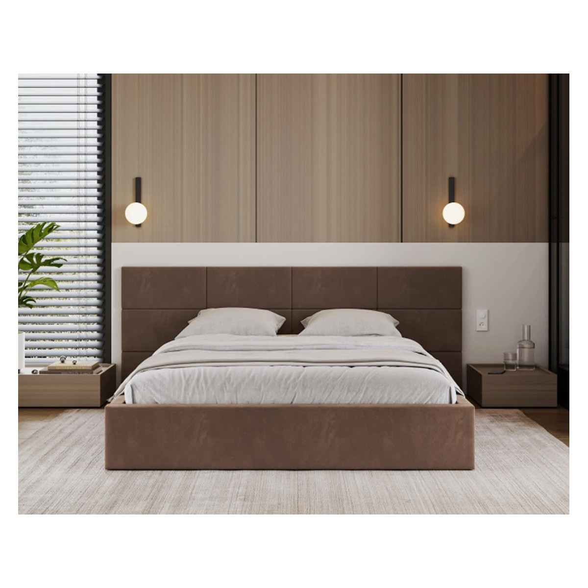 Łóżko tapicerowane DENVER FDM podnoszone