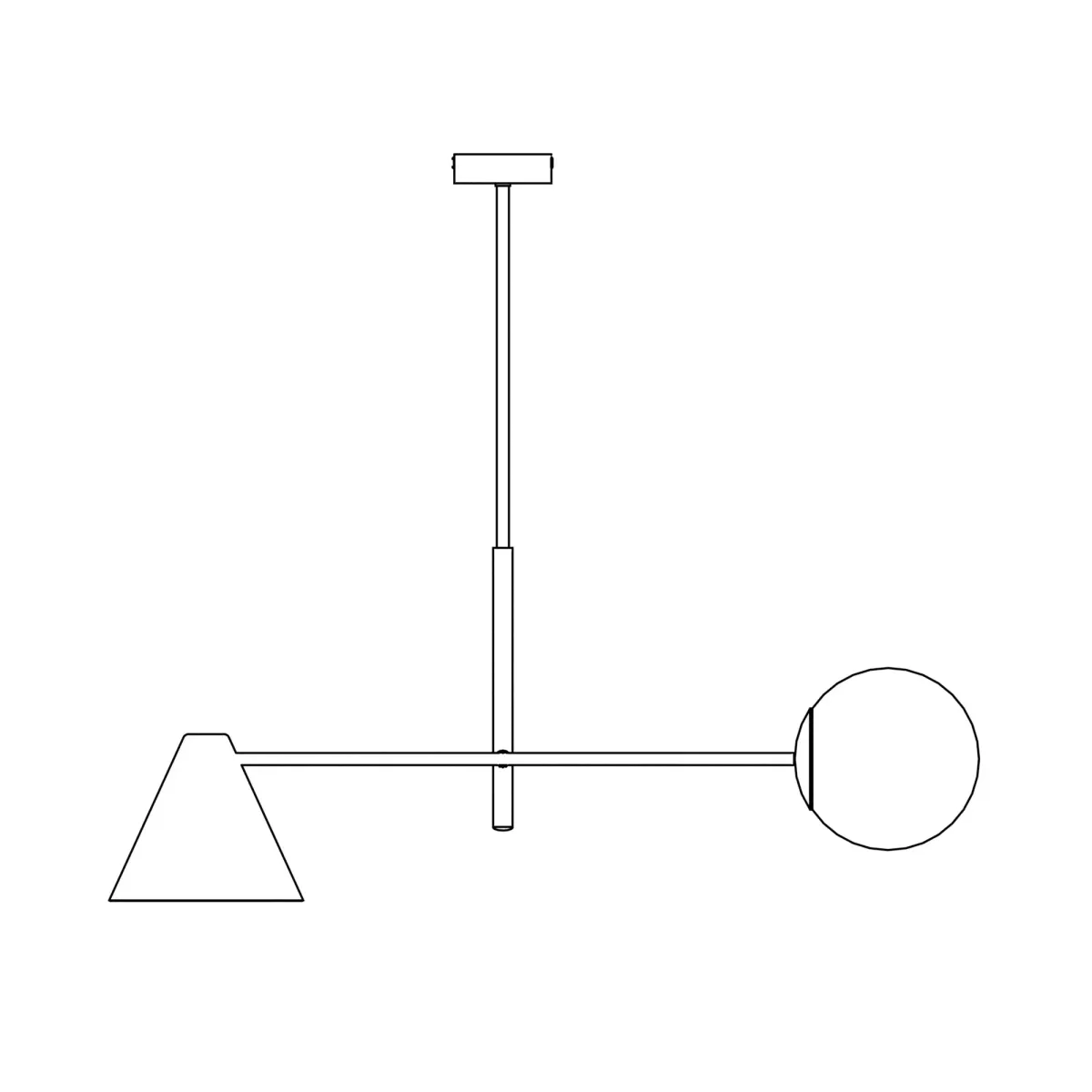 Lampa sufitowa HERMES 2 EMIBIG