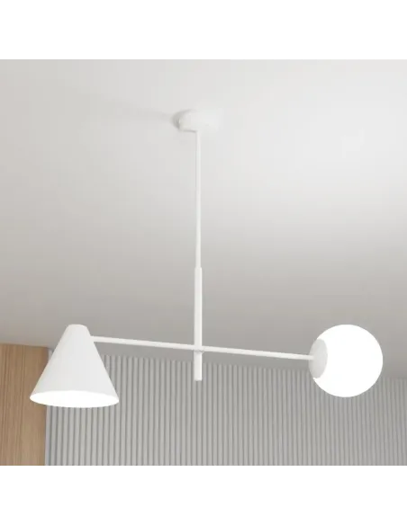 Lampa sufitowa HERMES 2 WHITE EMIBIG