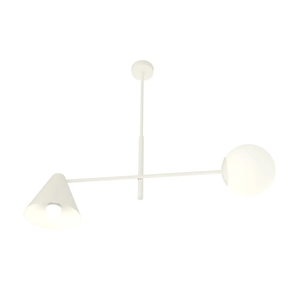 Lampa sufitowa HERMES 2 WHITE EMIBIG