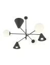 Lampa sufitowa HERMES  6 BLACK EMIBIG