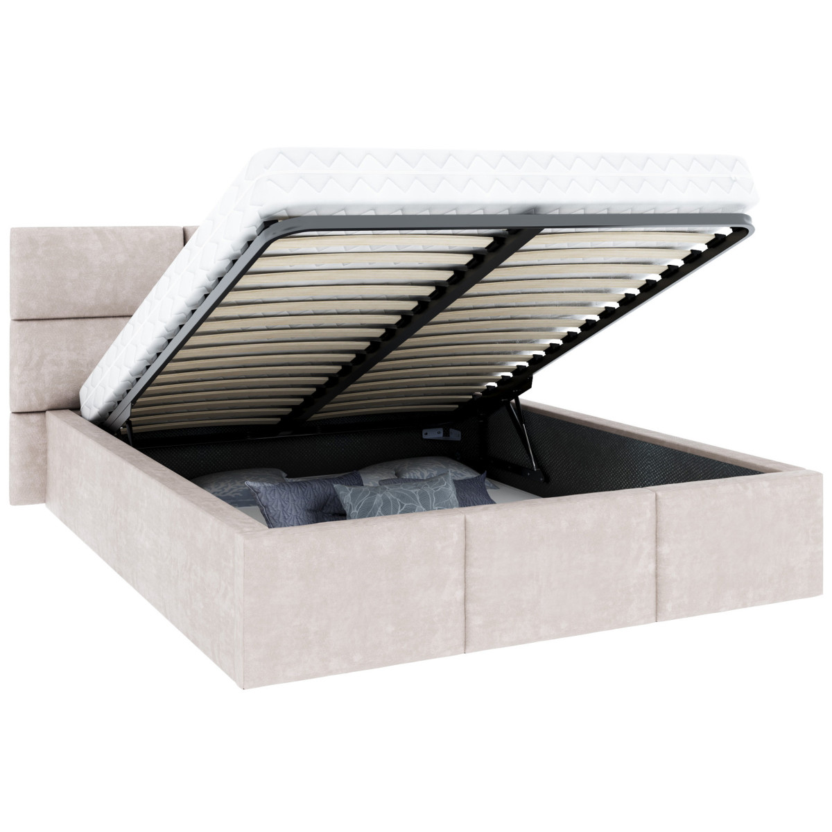 Łóżko tapicerowane DENVER FDM podnoszone