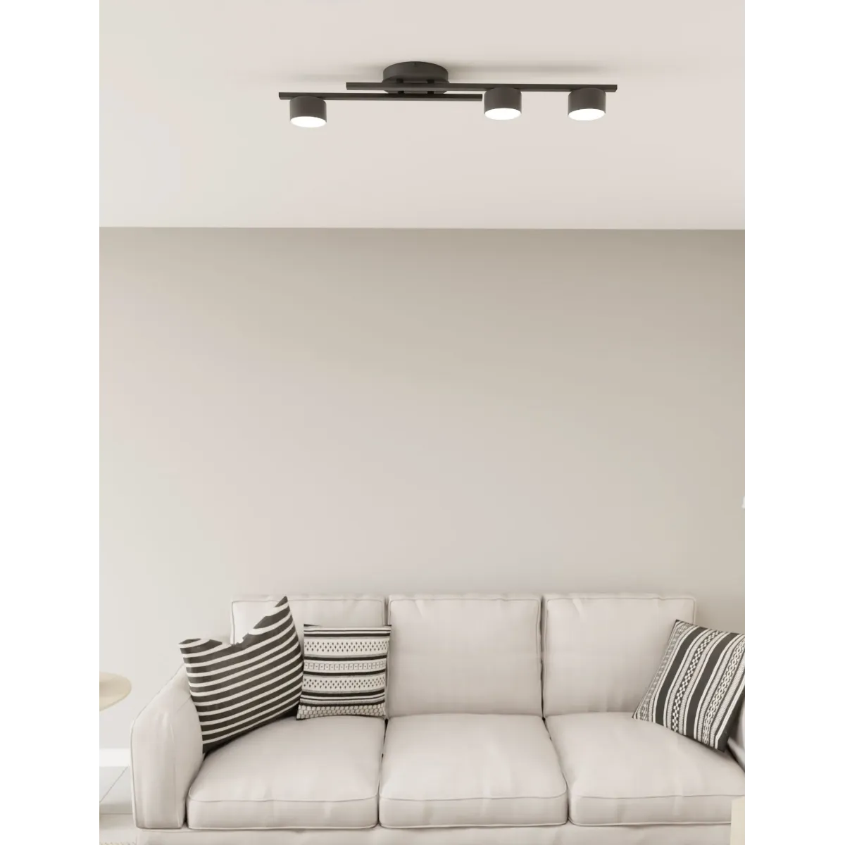 Lampa sufitowa FRAGMENT 3 BLACK EMIBIG