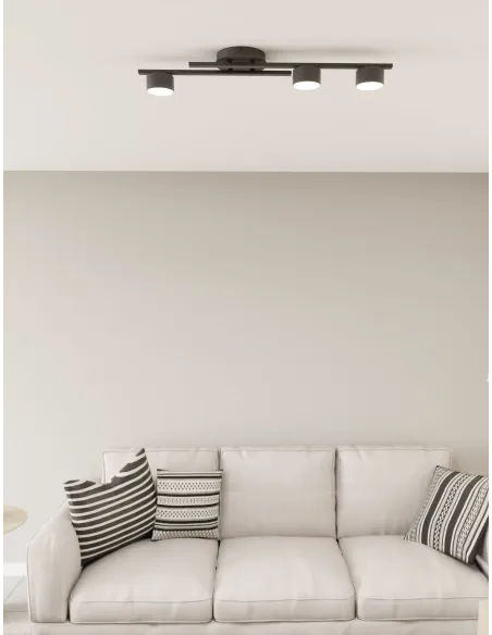 Lampa sufitowa FRAGMENT 3 BLACK EMIBIG