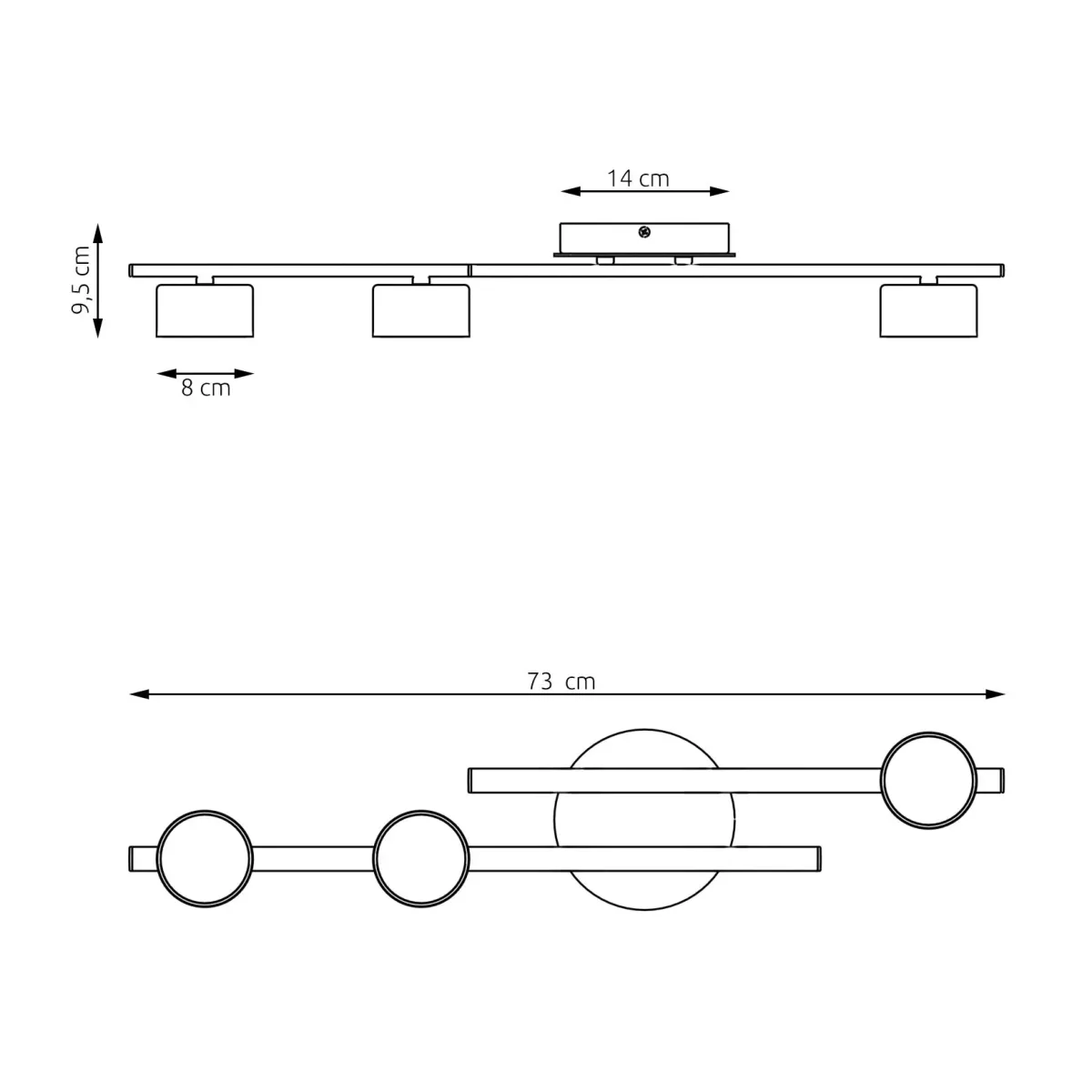 Lampa sufitowa FRAGMENT 3 EMIBIG