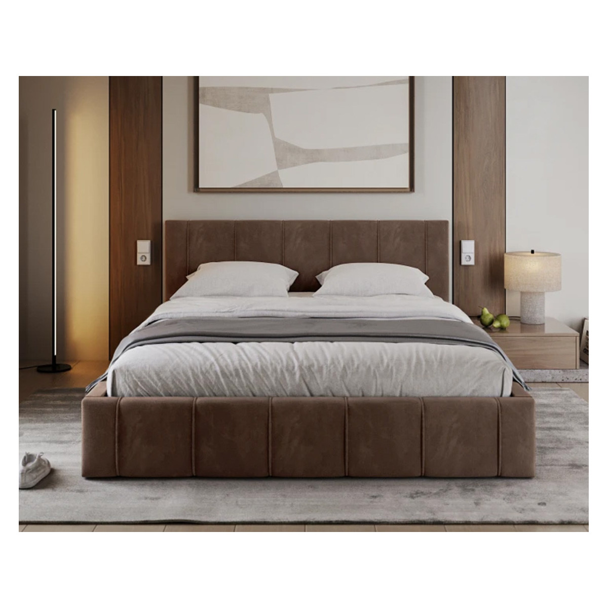 Łóżko tapicerowane FLORIDA FDM podnoszone