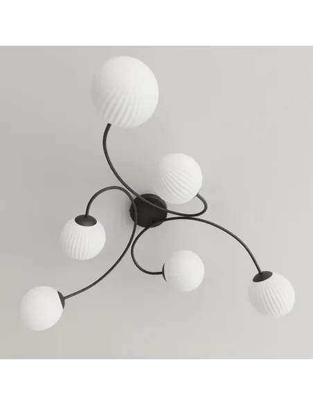 Lampa sufitowa VIBRA 6 BL OPAL EMIBIG