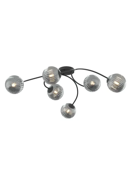 Lampa sufitowa VIBRA 6 BL GRAFIT EMIBIG