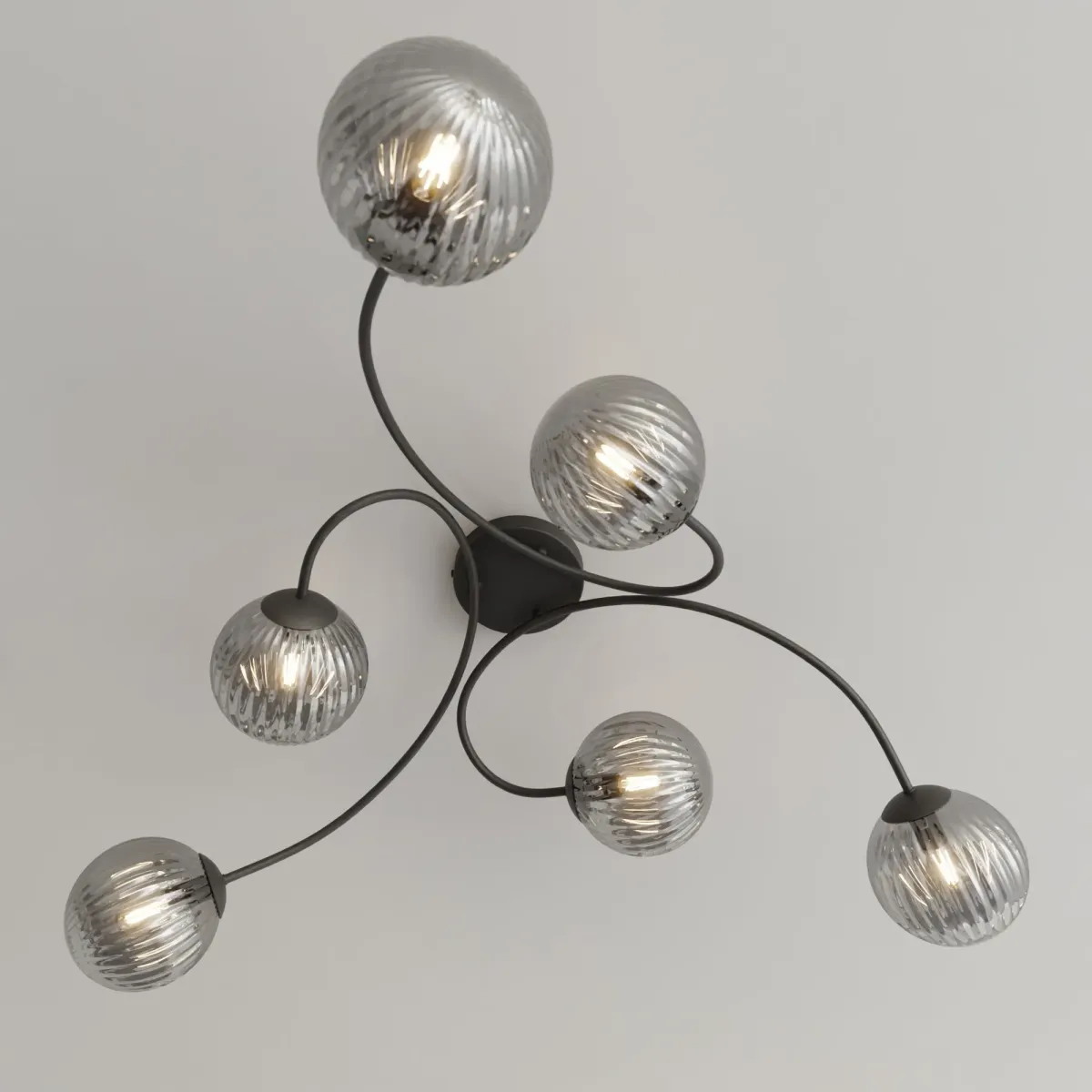 Lampa sufitowa VIBRA 6 BL GRAFIT EMIBIG