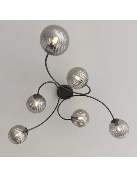 Lampa sufitowa VIBRA 6 BL GRAFIT EMIBIG