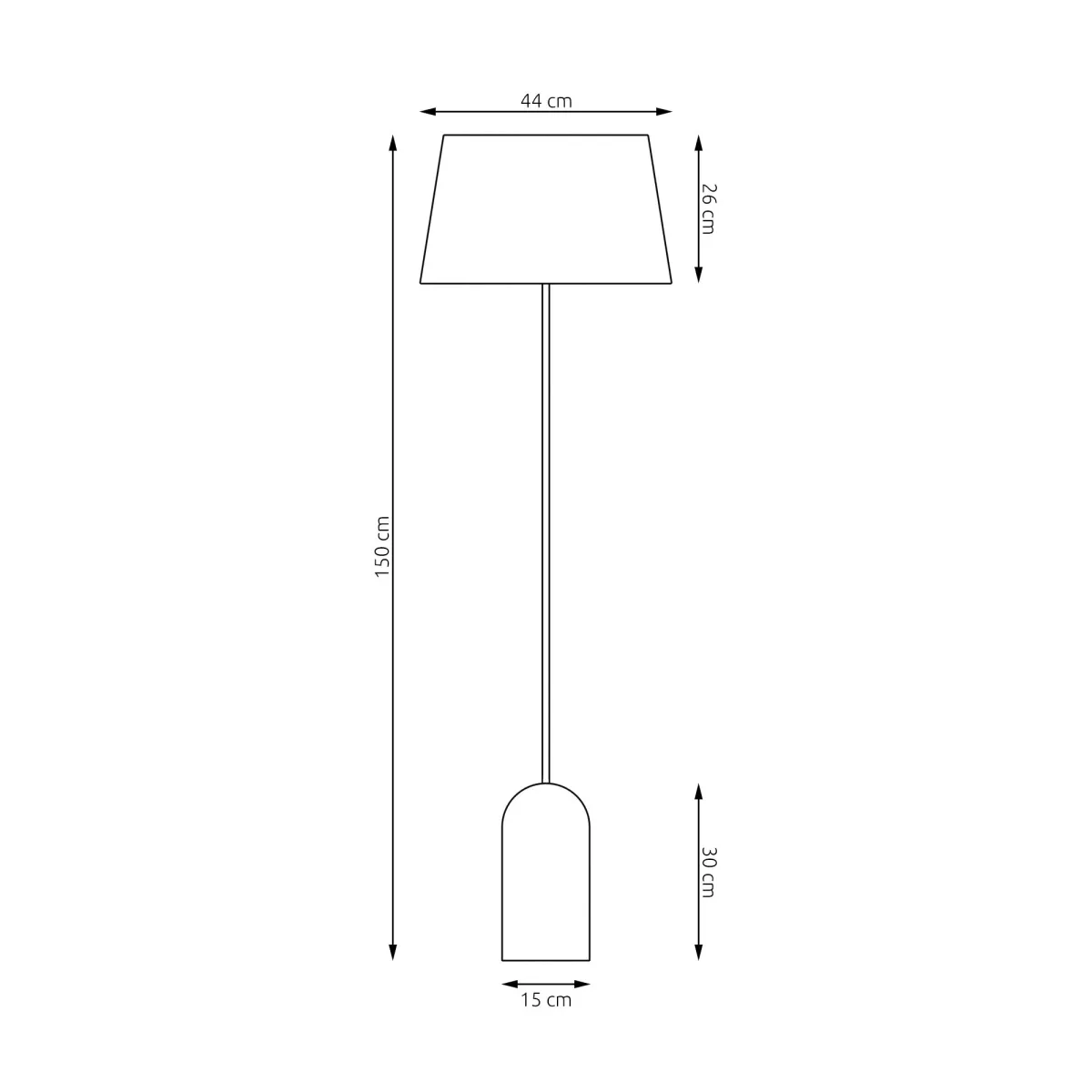 Lampa podłogowa PEARL LP1 EMIBIG