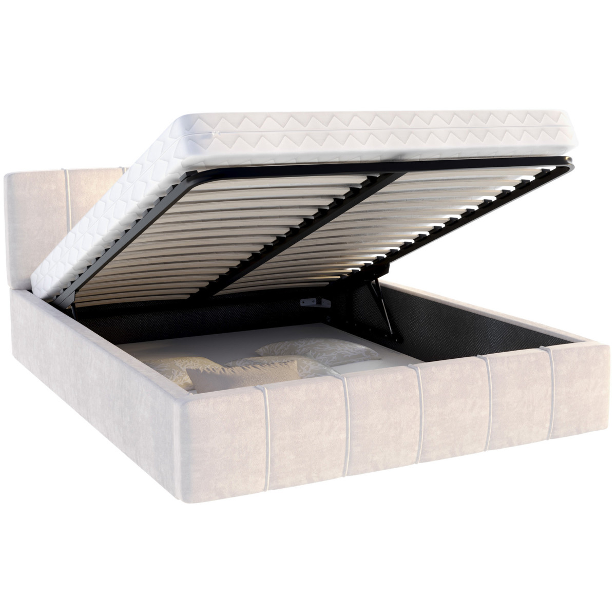 Łóżko tapicerowane FLORIDA FDM podnoszone