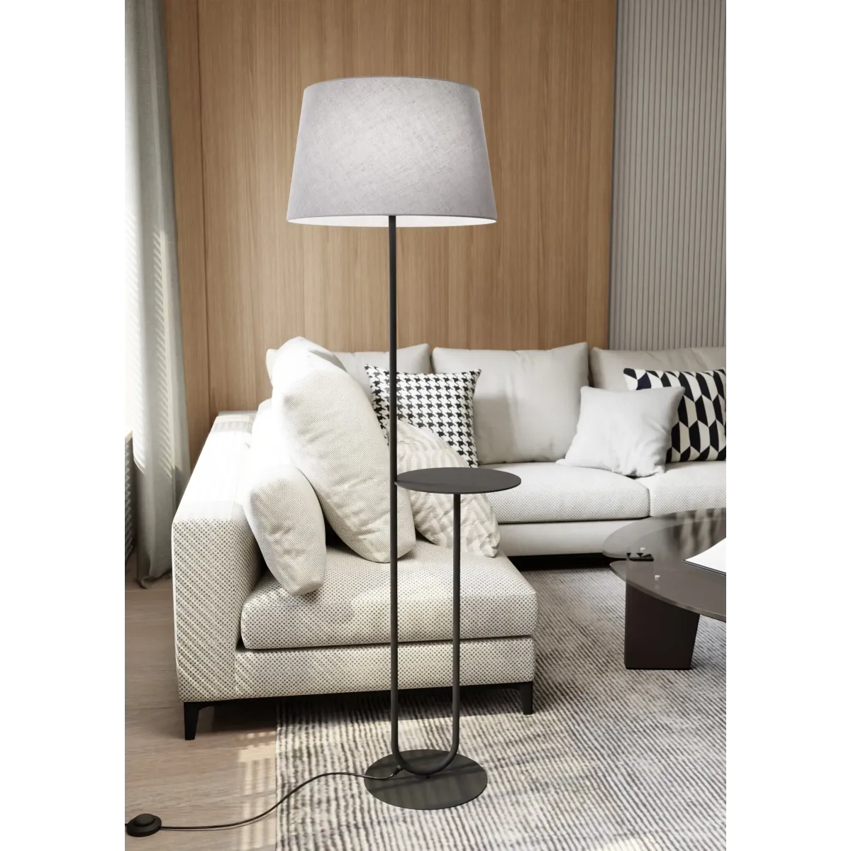 Lampa podłogowa HOTEL LP1 GRAY EMIBIG