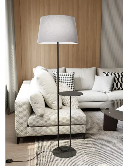 Lampa podłogowa HOTEL LP1 GRAY EMIBIG