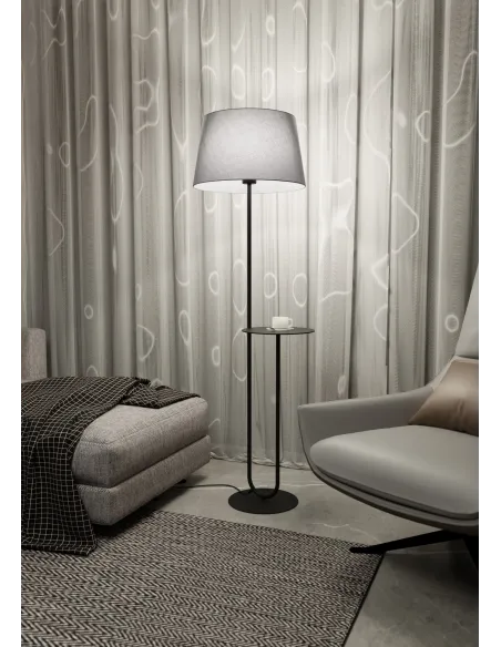 Lampa podłogowa HOTEL LP1 GRAY EMIBIG