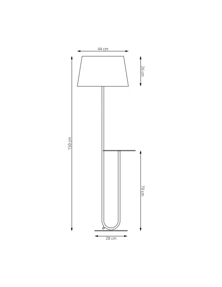 Lampa podłogowa HOTEL LP1 EMIBIG