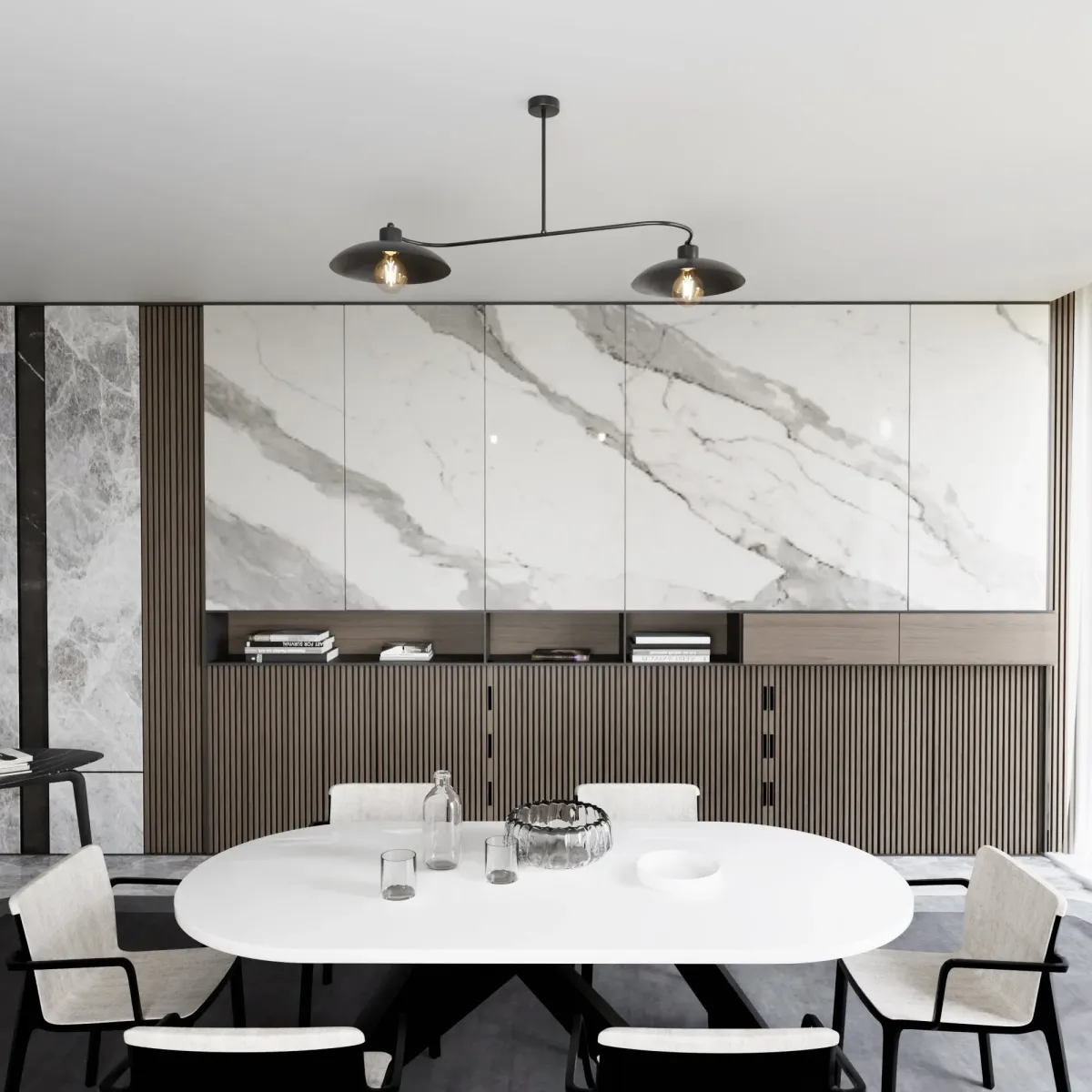 Lampa sufitowa FOSTER 2 BLACK EMIBIG