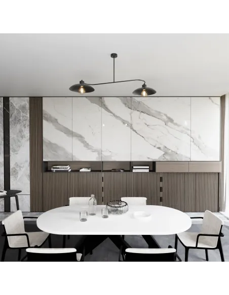 Lampa sufitowa FOSTER 2 BLACK EMIBIG