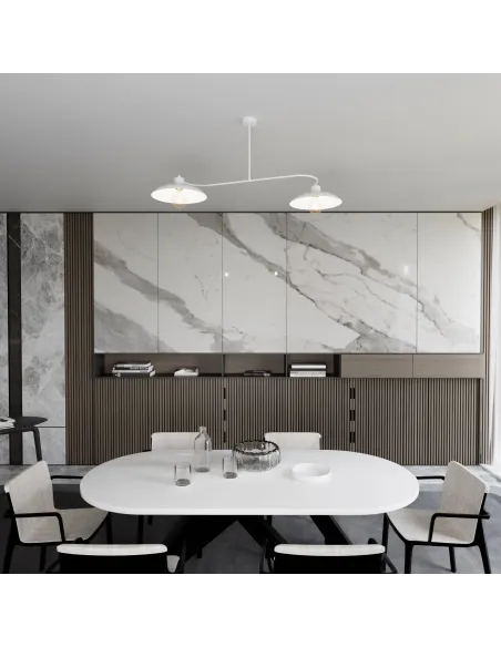 Lampa sufitowa FOSTER 2 WHITE EMIBIG