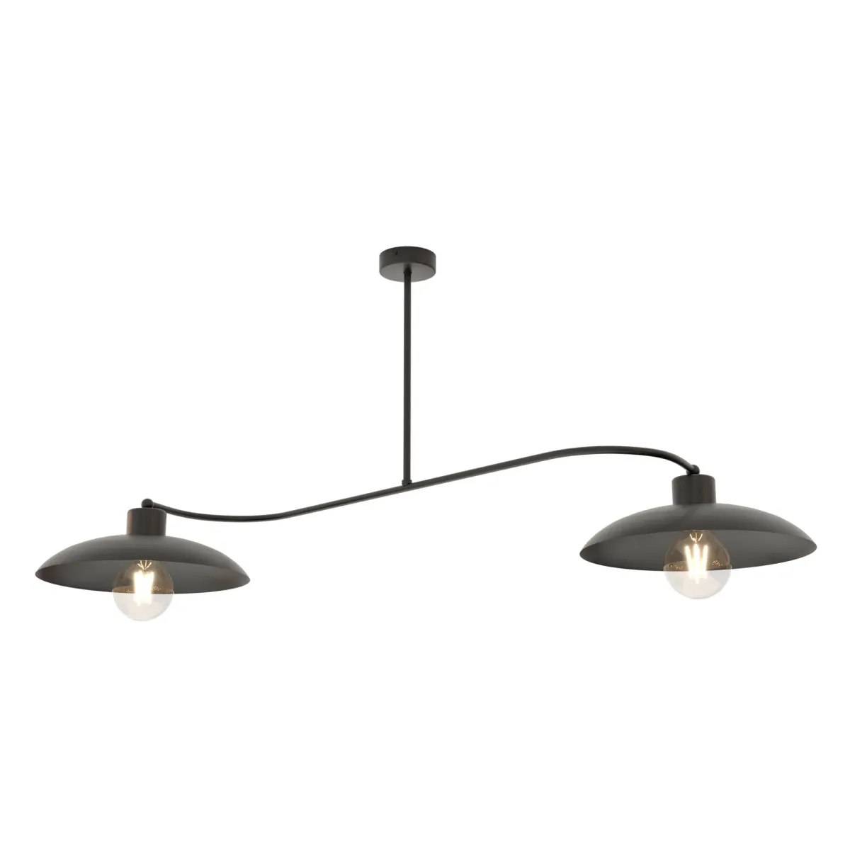 Lampa sufitowa FOSTER 2 BLACK EMIBIG